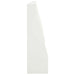 Keerwand 2 st 80 x 12 x 30 cm Staal Wit