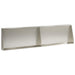 Keerwand 2 st 80 x 12 x 30 cm Roestvrij staal zilver