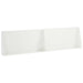 Keerwand 2 st 80 x 12 x 40 cm Staal Wit