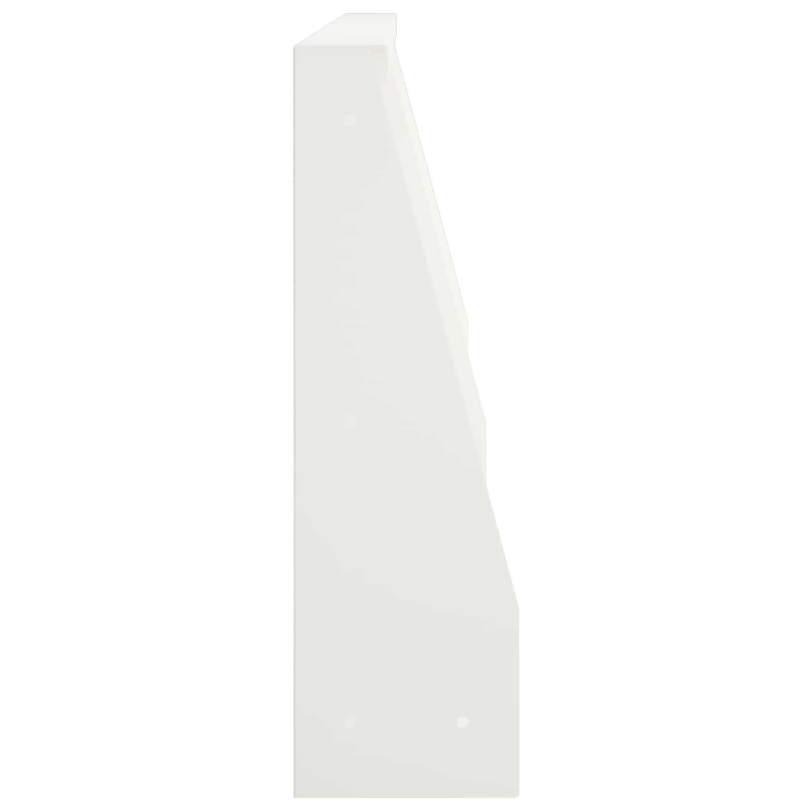 Keerwand 2 st 80 x 12 x 40 cm Staal Wit