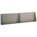 Keerwand 2 st 80 x 12 x 40 cm weervast staal Roestkleurig