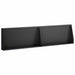 Keerwand 2 st 80 x 12 x 50 cm Staal Zwart