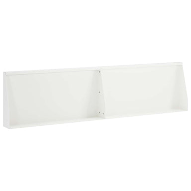 Keerwand 2 st 80 x 12 x 50 cm Staal Wit