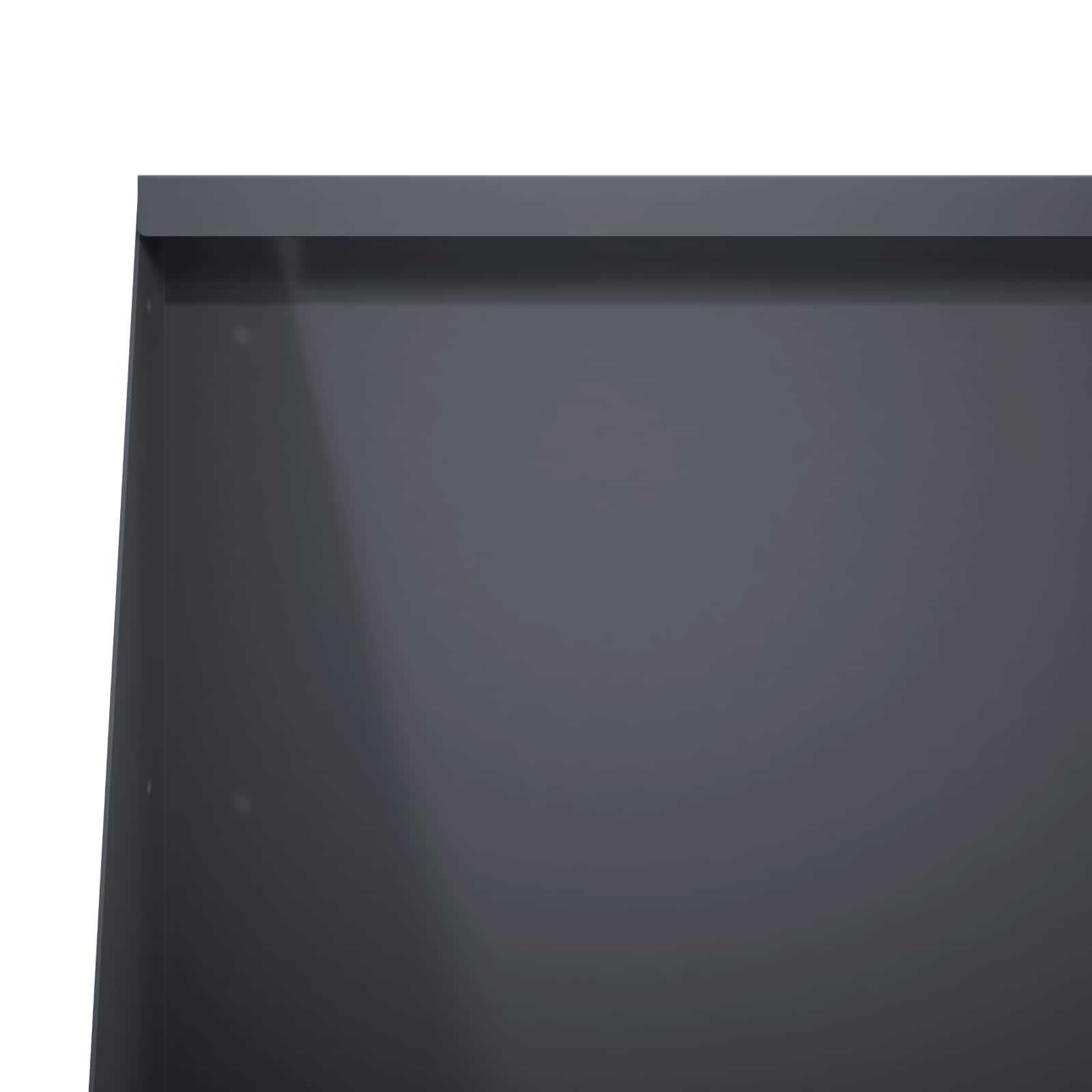 Keerwand 2 st 80 x 12 x 50 cm Staal Antraciet
