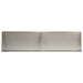 Keerwand 2 st 80 x 12 x 50 cm Roestvrij staal zilver