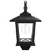 Wandlamp with LED Bulb 2 st Zwart 19 x 14 x 25 cm RVS en ABS