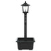 Bollard Light met Plantenbak Zwart 29 x 28 x 74 cm ABS en PP