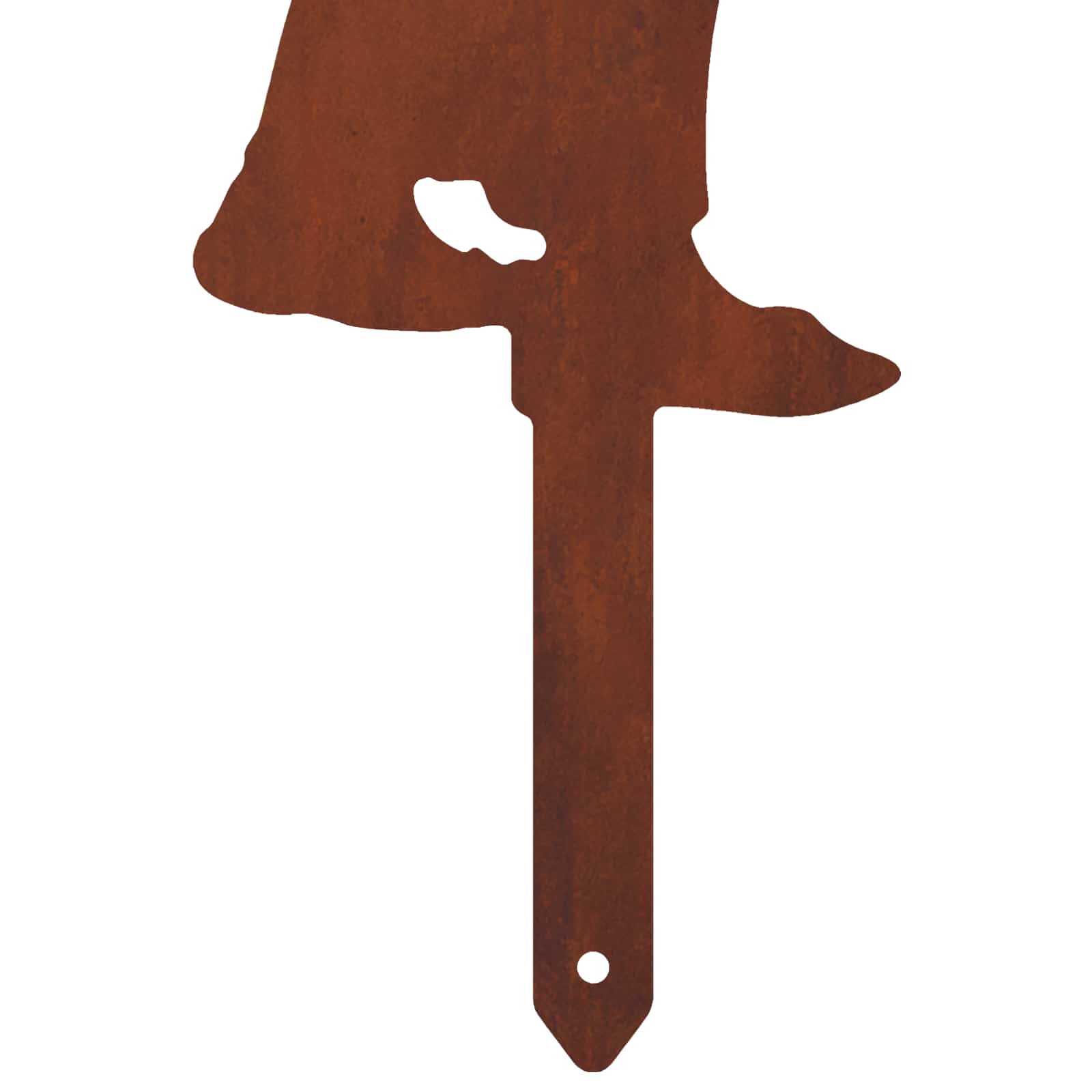 Tuinstekers 38 x 15 cm weervast staal Roestkleurig