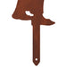 Tuinstekers 38 x 15 cm weervast staal Roestkleurig