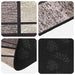 Vloerkleedloper LESAKA Bruin 80 x 450 cm Diamantvelours