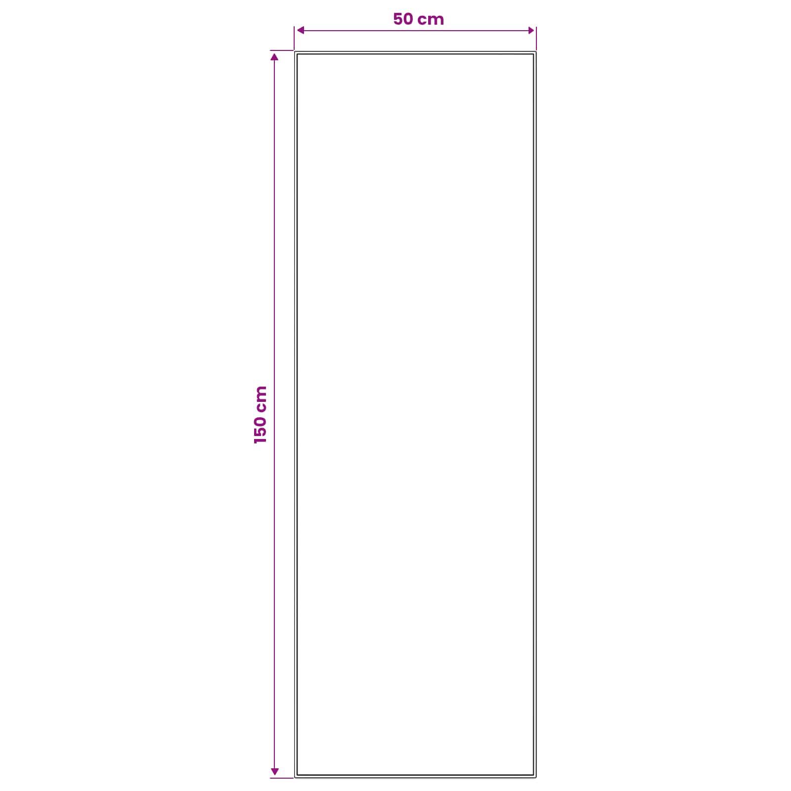 Vloerkleedloper ORIZ 1150 gsm Zwart gaaspatroon