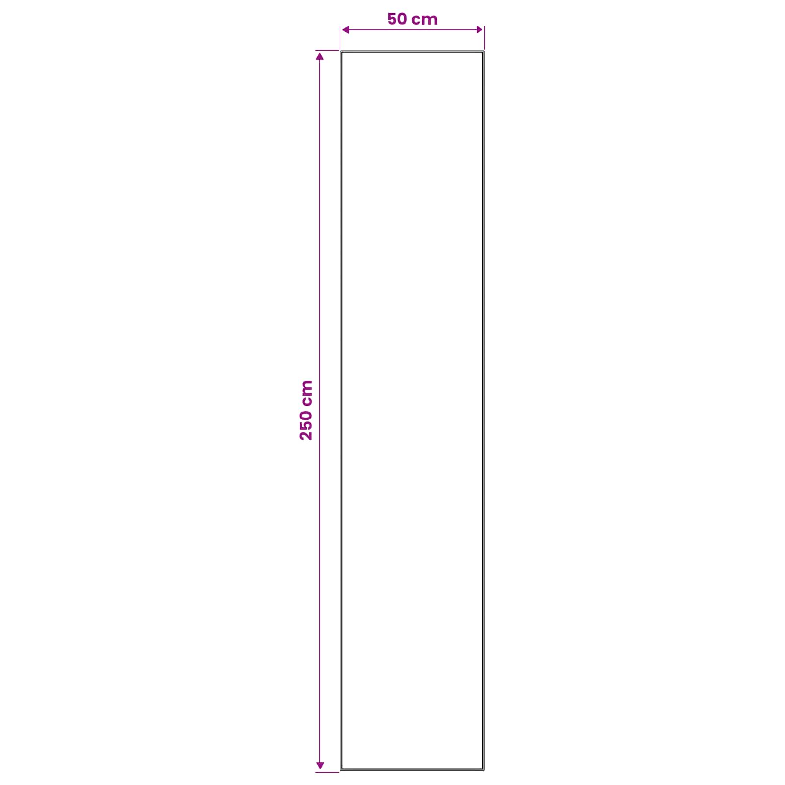 Vloerkleedloper ORIZ 1150 gsm Zwart gaaspatroon
