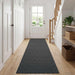 Vloerkleedloper ORIZ 1150 gsm Zwart gaaspatroon