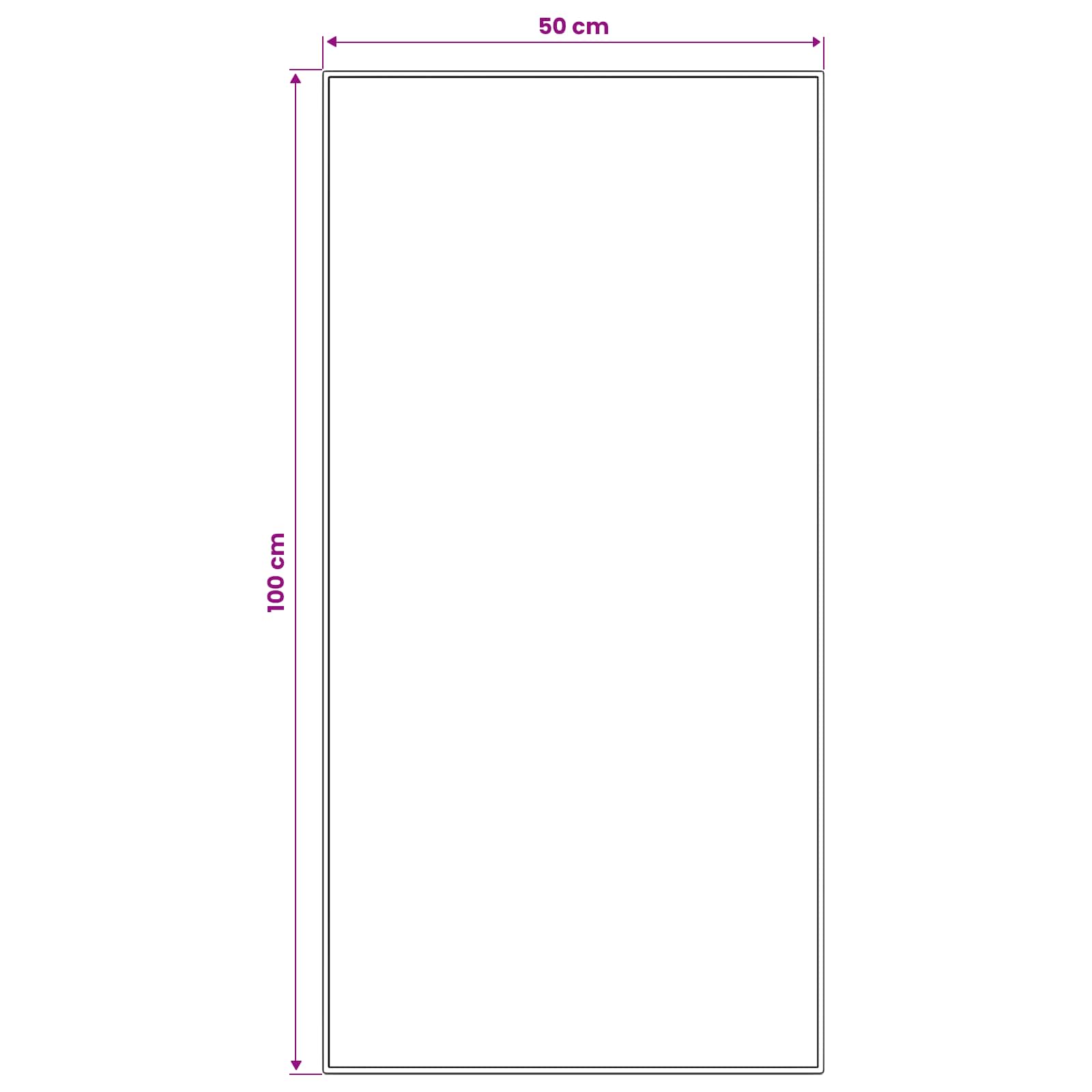Vloerkleedloper ORIZ 1150 gsm Grijs en Wit 100% polyestervilt