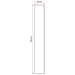 Vloerkleedloper ORIZ 1150 gsm Grijs en Wit 100% polyestervilt