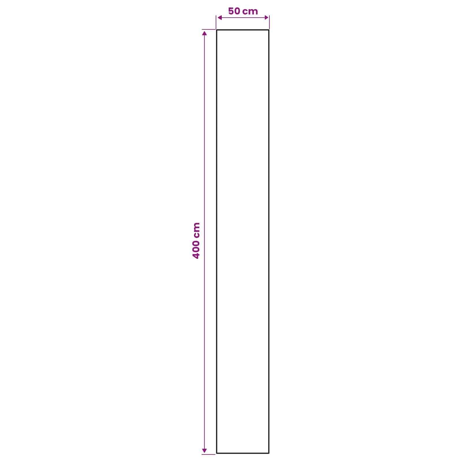 Vloerkleedloper ORIZ 1150 gsm Grijs en Wit 100% polyestervilt