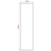 Vloerkleedloper ORIZ 1150 gsm Grijs en Wit 100% polyestervilt