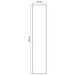 Vloerkleedloper ORIZ 1150 gsm Grijs en Wit 100% polyestervilt