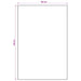 Vloerkleedloper ORIZ 1150 gsm Grijs en Wit 100% polyestervilt