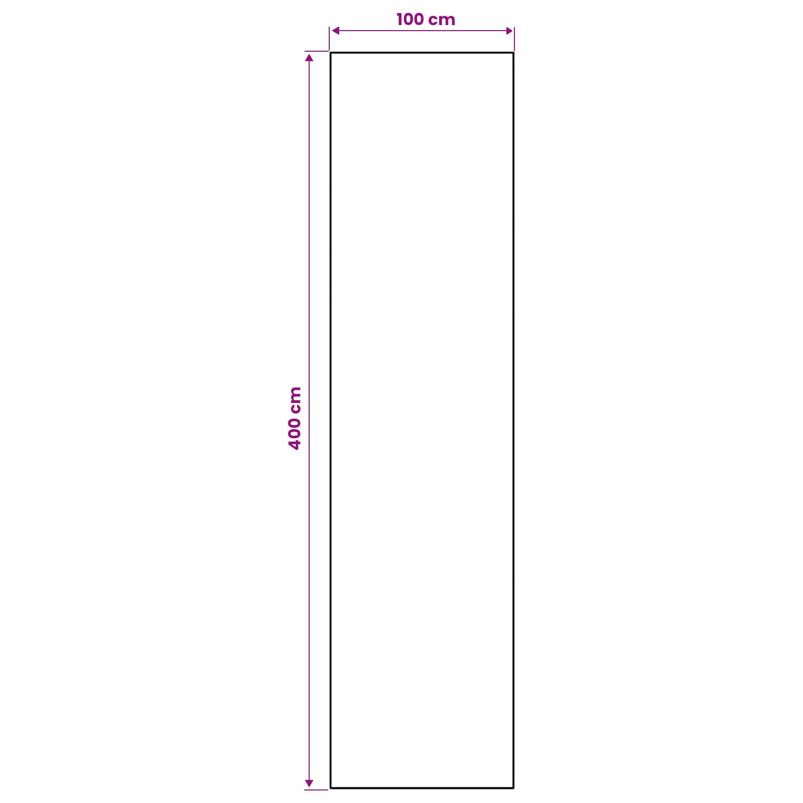 Vloerkleedloper ORIZ 1150 gsm Grijs en Wit 100% polyestervilt