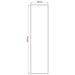 Vloerkleedloper ORIZ 1150 gsm Grijs en Wit 100% polyestervilt