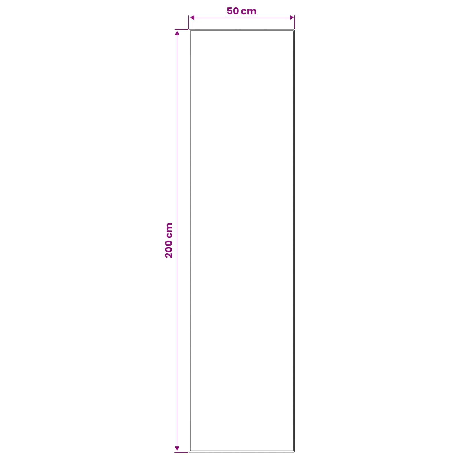 Vloerkleedloper ORIZ 1150 gsm Zwart gaaspatroon