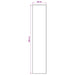 Vloerkleedloper ORIZ 1150 gsm Zwart gaaspatroon