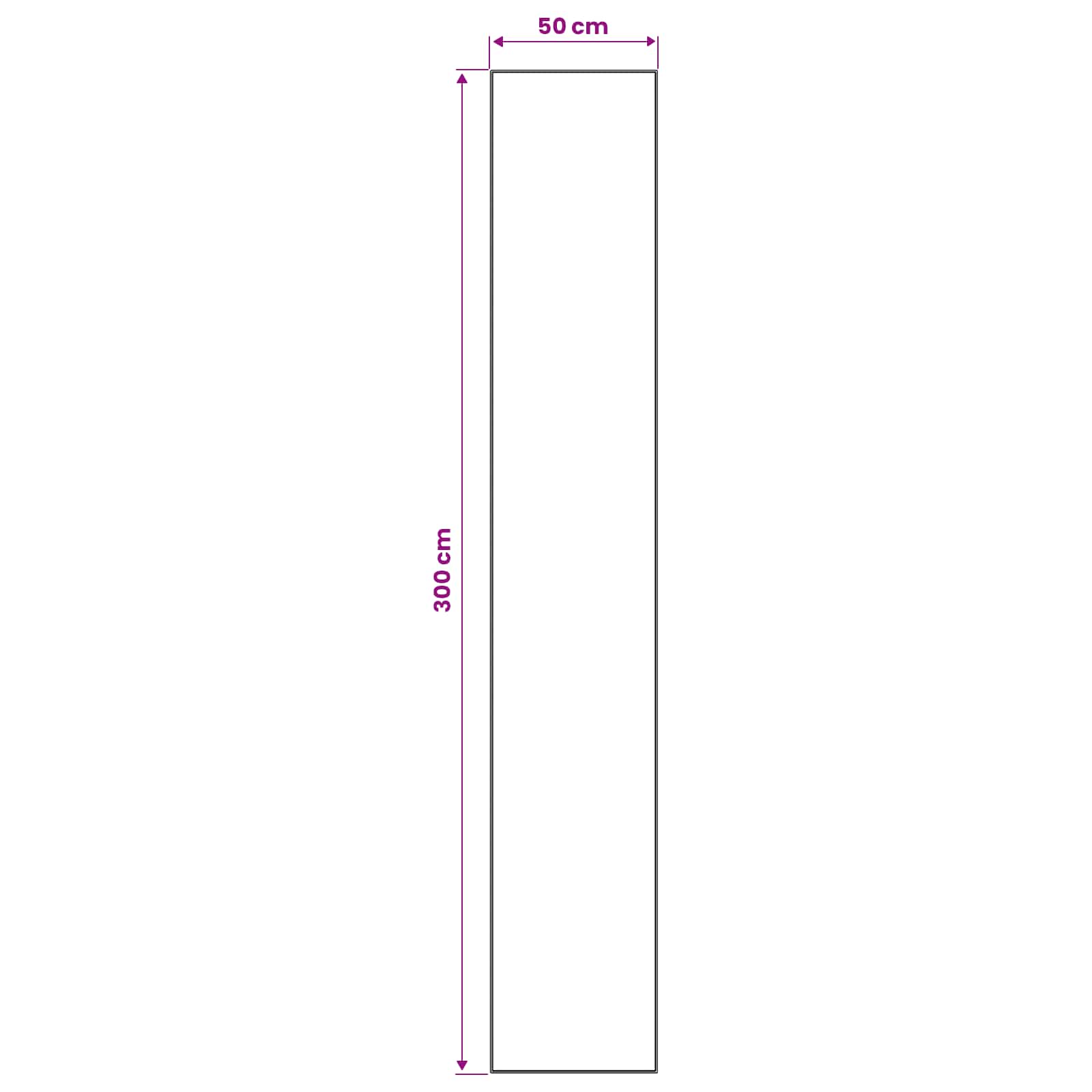 Vloerkleedloper ORIZ 1150 gsm Zwart gaaspatroon