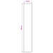 Vloerkleedloper ORIZ 1150 gsm Zwart gaaspatroon