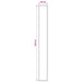 Vloerkleedloper ORIZ 1150 gsm Zwart gaaspatroon