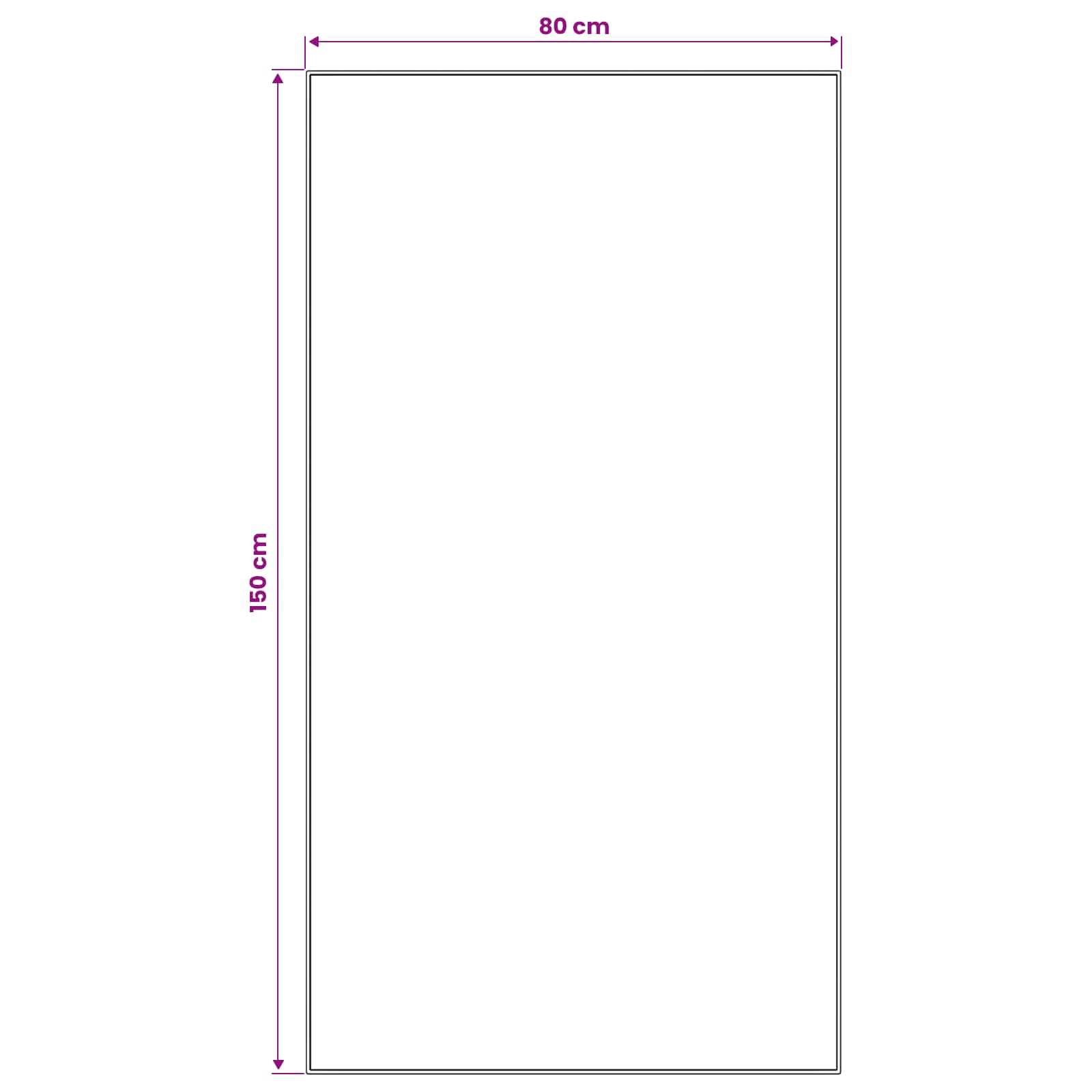 Vloerkleedloper ORIZ 1150 gsm Zwart gaaspatroon