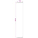 Vloerkleedloper ORIZ 1150 gsm Zwart gaaspatroon