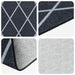 Vloerkleedloper ORIZ 1150 gsm Zwart gaaspatroon