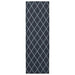 Vloerkleedloper ORIZ 1150 gsm Zwart gaaspatroon