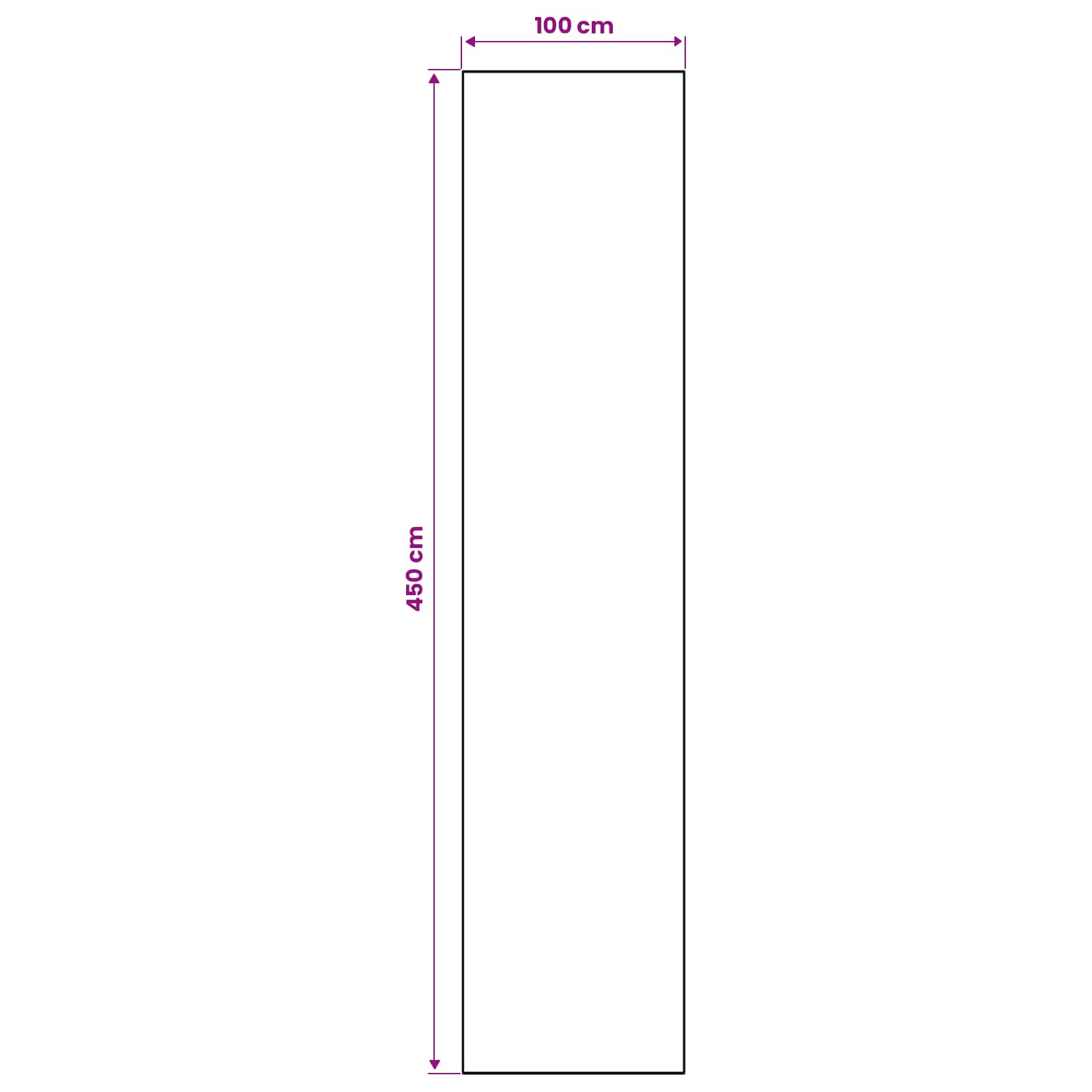 Vloerkleedloper ORIZ 1150 gsm Zwart gaaspatroon