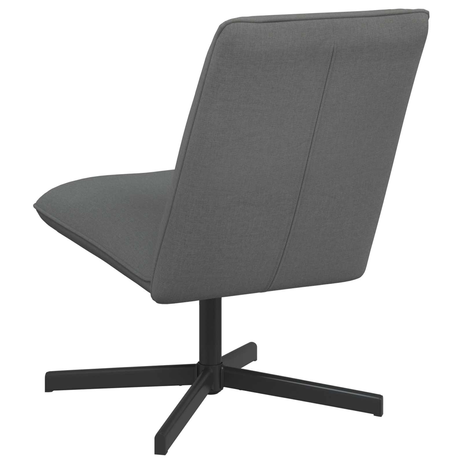 Draaistoel Donkergrijs Stof