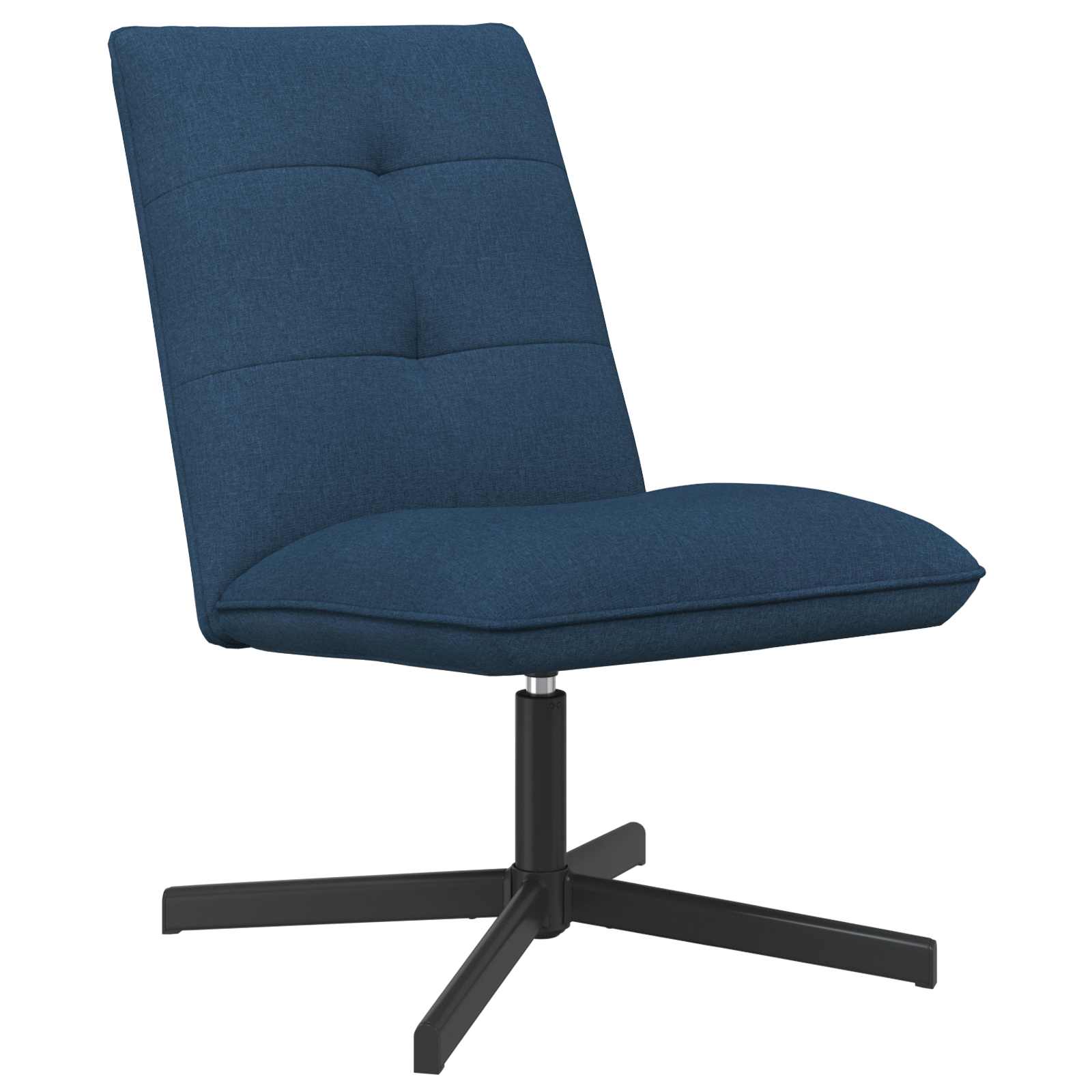 Draaistoel Blauw Stof