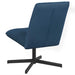Draaistoel Blauw Stof