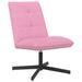 Draaistoel Roze Stof