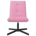 Draaistoel Roze Stof