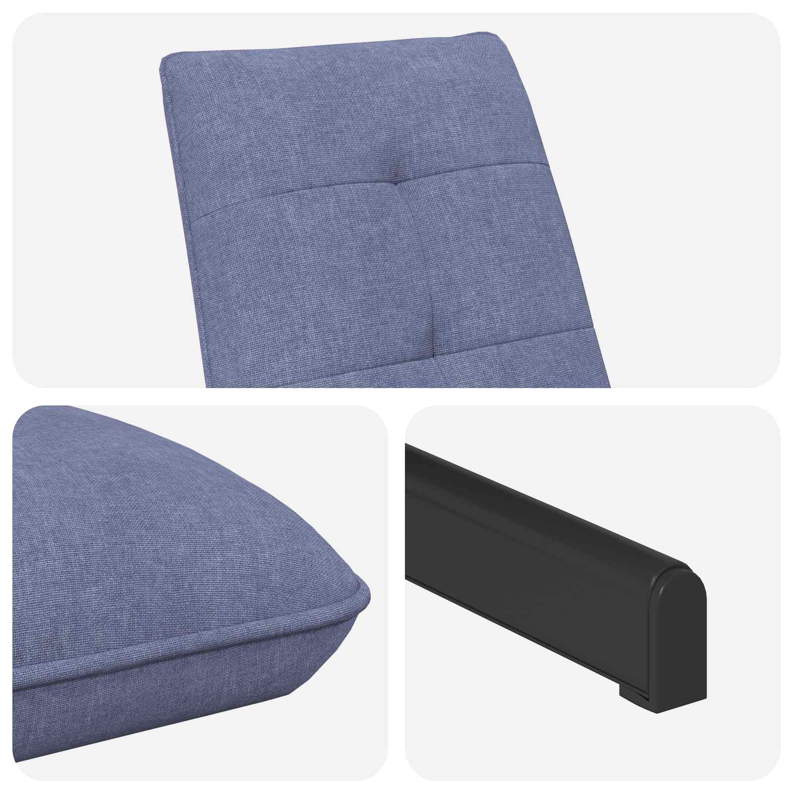 Draaistoel Jeans Blauw Stof