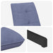 Draaistoel Jeans Blauw Stof