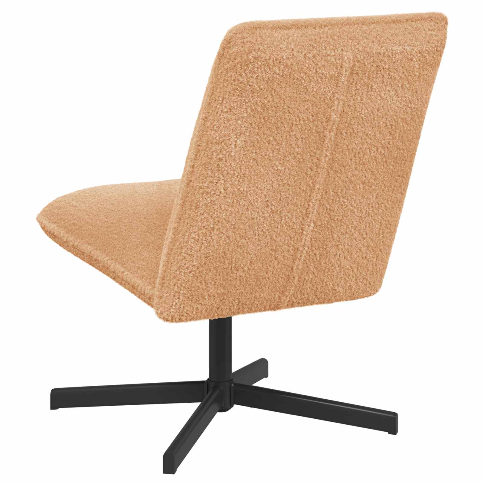 Draaistoel Beige Bouclé
