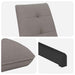 Draaistoel met voetenbank Taupe Stof