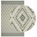 Gebied Tapijt OLITE Natuurlijk en Groen 160 x 230 cm PET