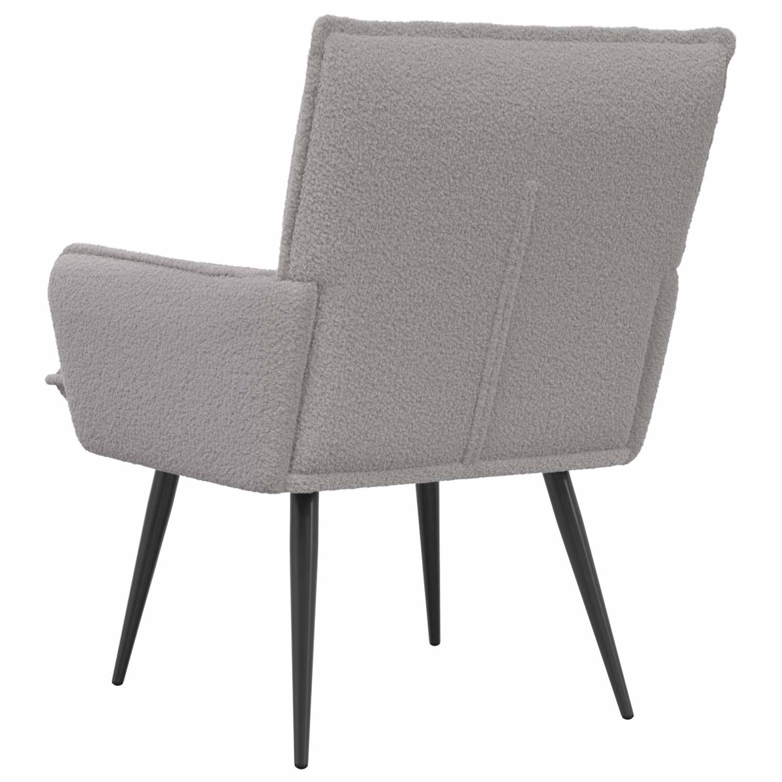 Fauteuil Lichtgrijs Bouclé