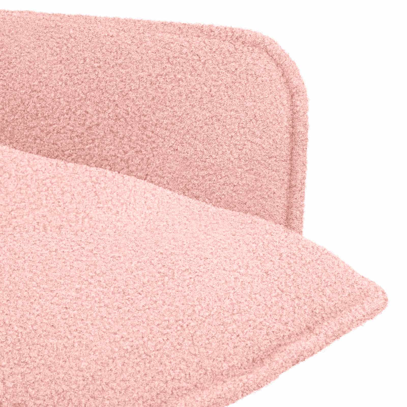 Fauteuil Roze Bouclé