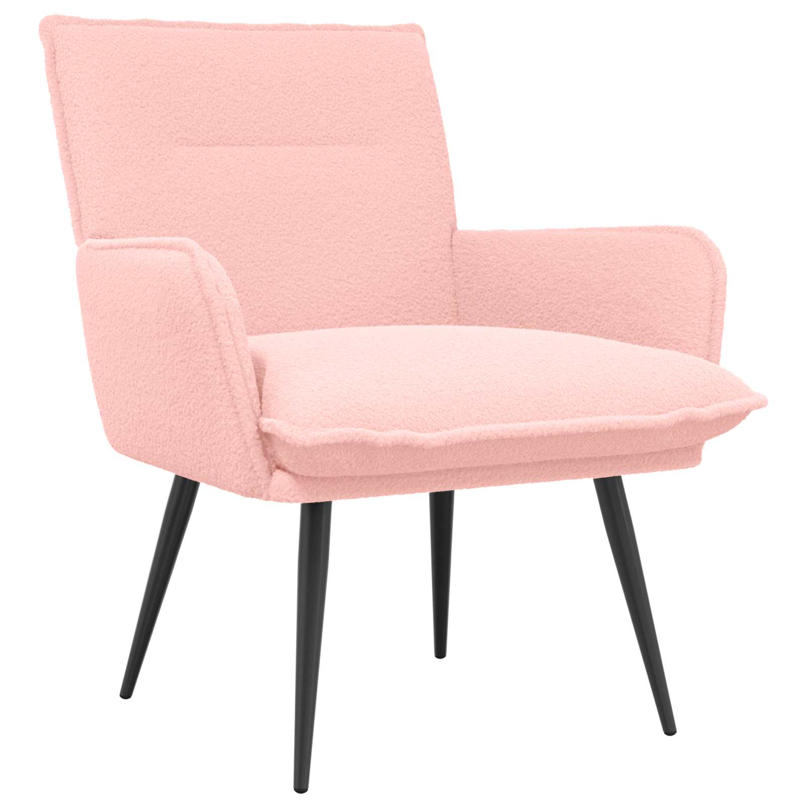 Fauteuil Roze Bouclé