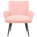 Fauteuil Roze Bouclé