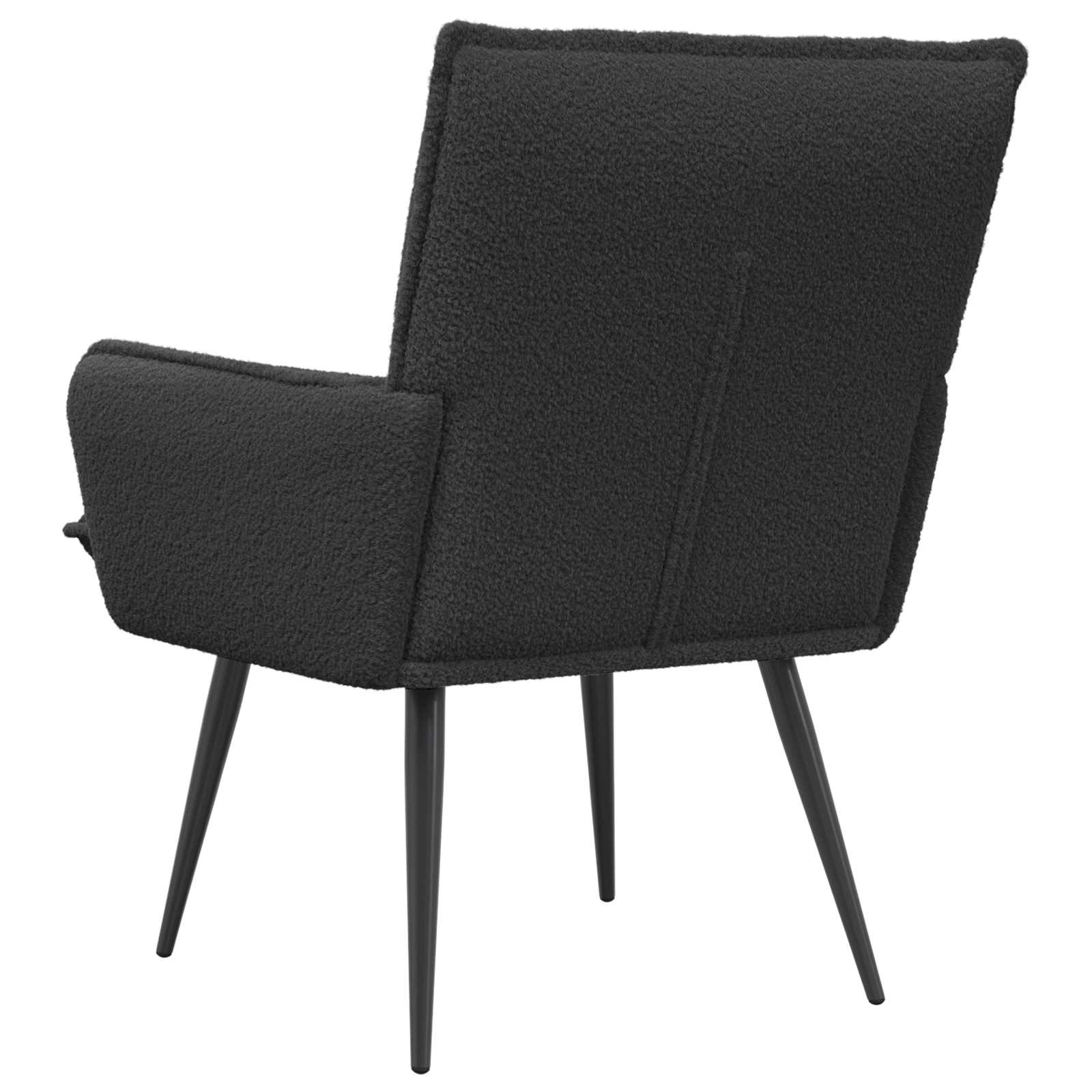 Fauteuil Donkergrijs Bouclé